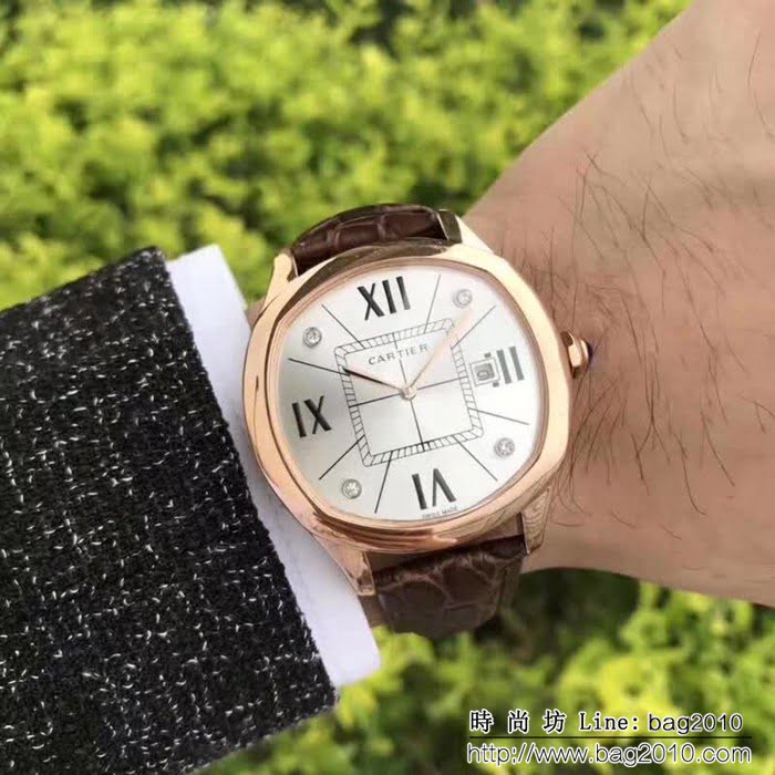CARTIER卡地亞 最新實拍 精品男士腕表 WSS1071